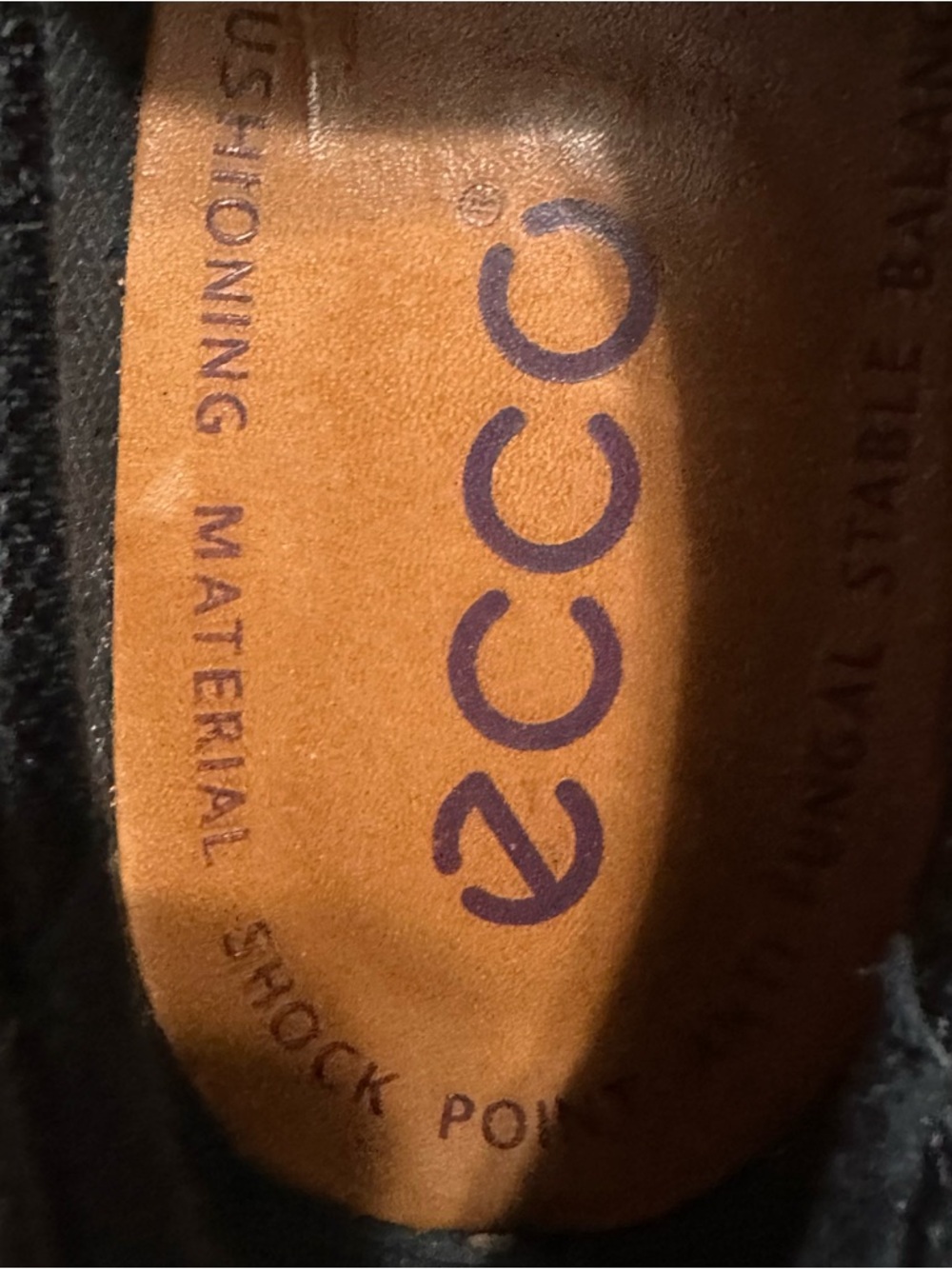 Ecco men’s 44 black slip on dress shoes loafers - Picture 8 of 9